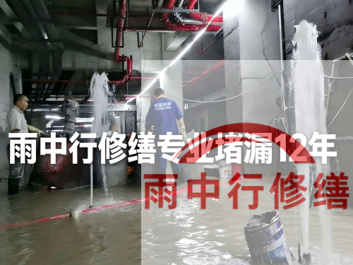 铜陵某污水处理厂钢筋混凝土池堵漏案例